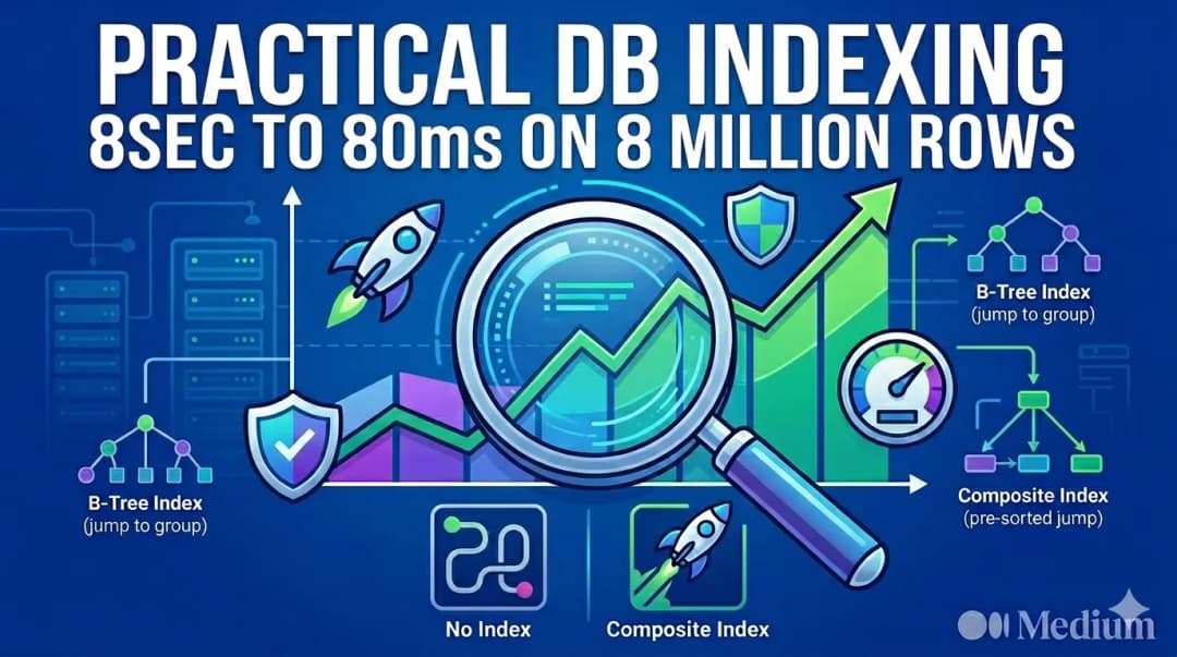 Practical DB Indexing: 8sec to 80ms on 8 Million Rows